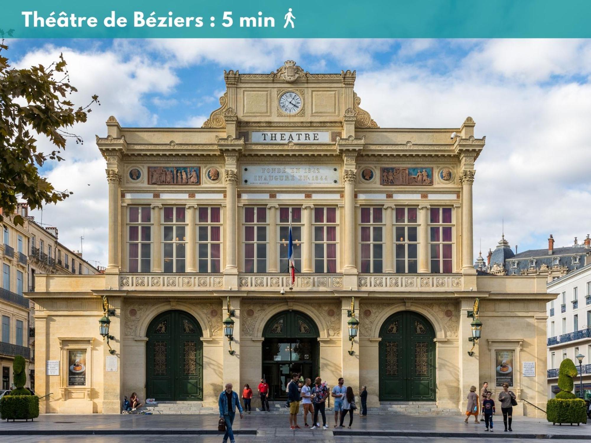Апартаменты Charmant Studio Climatise 'Alma 1' - Beziers Centre - Wifi Fibre - Netflix Экстерьер фото